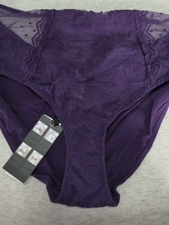 Empreinte Other - Empreinte Ellen High-Waist Panty in Myrtille (Purple): XL